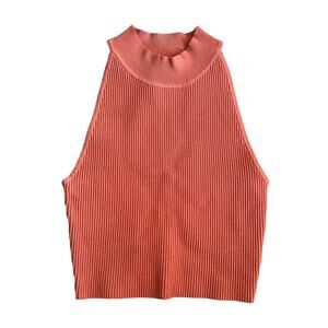 NWT $58 Aritzia Babaton Sculpt Knit Halter Tank Top - S/P